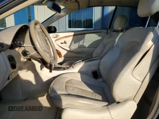 2009 Mercedes-Benz CLK 350 with VIN WDBTK56F19T103518, listed as a Copart auction lot 44406055 with 145,634 mi miles and Salvage title. Bid and sale history available at DreamBid. Image 7.