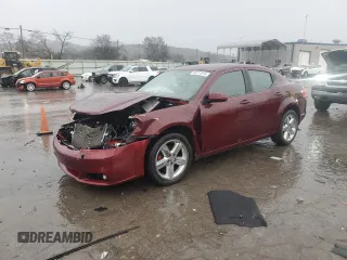 2011 Dodge Avenger Lux with VIN 1B3BD2FG9BN519391, listed as a Copart auction lot 85211314 with 156,722 mi miles and Salvage Title. Bid and sale history available at carsss.com. Image 1.