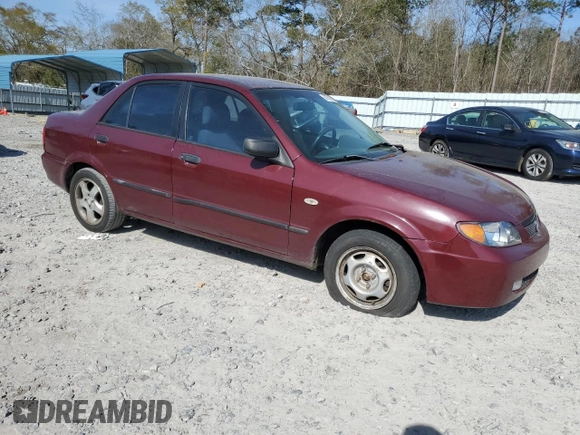 2003 Mazda Protege DX with VIN JM1BJ225030144551, listed as a Copart auction lot 50769905 with 179,876 mi miles and Salvage Title. Bid and sale history available at DreamBid. Image 4.