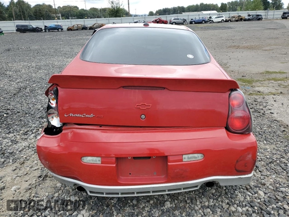 2003 Chevrolet Monte Carlo SS with VIN 2G1WX15KX39409423, listed as a Copart auction lot 71463824 with 199,988 mi miles and Salvage Title. Bid and sale history available at carsss.com. Image 6.