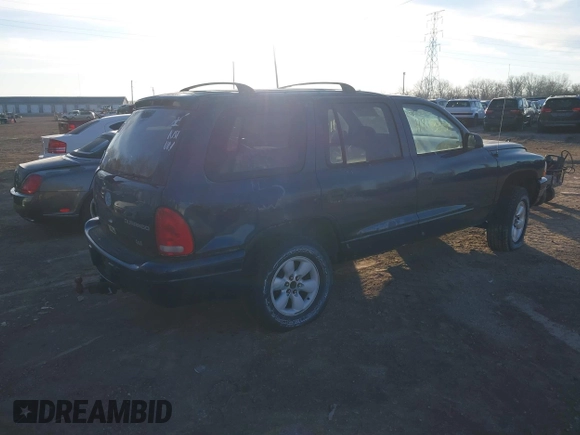 2003 Dodge Durango Sport with VIN 1D4HS38N03F554335, listed as a IAAI auction lot 41843359 with 233,346 mi miles and . Bid and sale history available at DreamBid. Image 4.