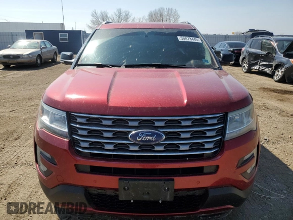 2016 Ford Explorer XLT with VIN 1FM5K8D88GGA85195, listed as a Copart auction lot 50878445 with 100,660 mi miles and Salvage Title. Bid and sale history available at carsss.com. Image 5.