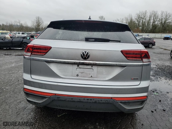2021 Volkswagen Atlas Cross Sport 2.0T S with VIN 1V2GC2CA0MC241095, listed as a Copart auction lot 45587765 with 27,659 mi miles and Salvage Title. Bid and sale history available at carsss.com. Image 6.