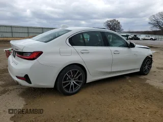 2019 BMW 3 Series 330i xDrive with VIN 3MW5R7J52K8A26569, listed as a Copart auction lot 46864745 with 46,729 mi miles and Salvage Title. Bid and sale history available at DreamBid. Image 3.