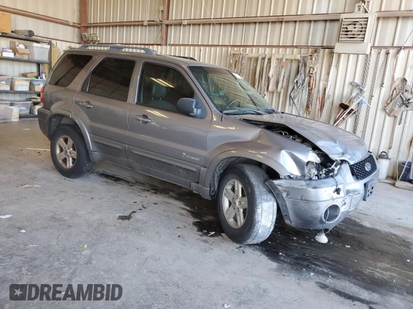 2007 Ford Escape Hybrid with VIN 1FMCU49H17KA07843, listed as a Copart auction lot 81152724 with 170,972 mi miles and Salvage Title. Bid and sale history available at carsss.com. Image 4.