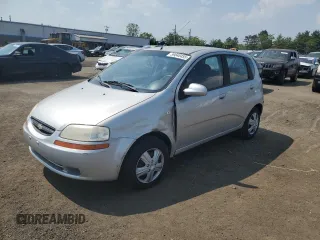 2007 Chevrolet Aveo LS with VIN KL1TD66627B759495, listed as a Copart auction lot 59840455 with 95,210 mi miles and Salvage title. Bid and sale history available at DreamBid. Image 1.