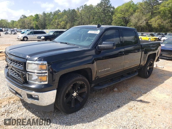 2015 Chevrolet Silverado 1500 LT with VIN 3GCPCREC8FG309989, listed as a Copart auction lot 51470655 with 221,285 mi miles and Salvage Title. Bid and sale history available at DreamBid. Image 1.