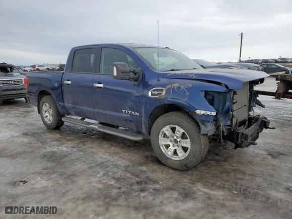 2017 Nissan Titan SV with VIN 1N6AA1E5XHN518592, listed as a Copart auction lot 85963404 with 59,511 mi miles and Salvage Title. Bid and sale history available at carsss.com. Image 4.