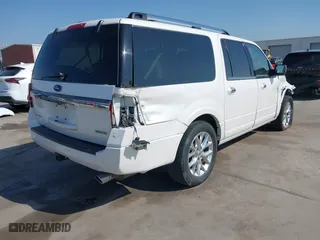 2017 Ford Expedition EL Limited with VIN 1FMJK1KT4HEA36988, listed as a IAAI auction lot 41797202 with 108,993 mi miles. Bid and sale history available at carsss.com. Image 4.
