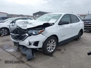 2020 Chevrolet Equinox LS with VIN 3GNAXHEV3LS716138, listed as a IAAI auction lot 41560566 with 87,671 mi miles. Bid and sale history available at carsss.com. Image 2.