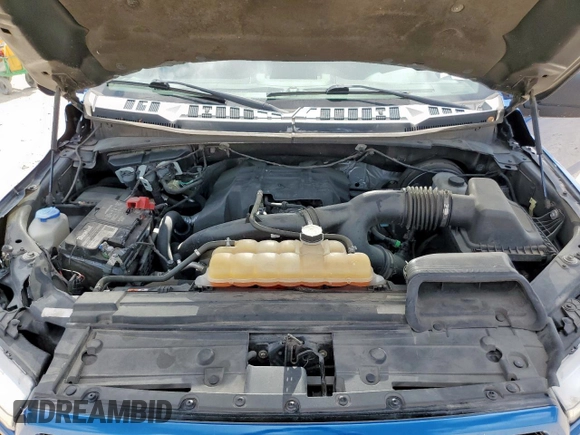 2018 Ford F-150 XL with VIN 1FTEW1CP5JKC02387, listed as a Copart auction lot 58983835 with 119,720 mi miles and Salvage title. Bid and sale history available at DreamBid. Image 11.