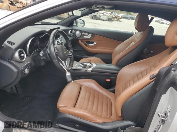2019 Mercedes-Benz C 300 with VIN WDDWK8DB7KF927498, listed as a Copart auction lot 43358555 with 62,921 mi miles and Salvage Title. Bid and sale history available at carsss.com. Image 7.