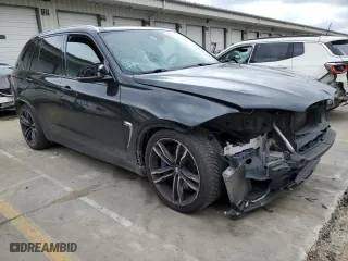 2015 BMW X5 M with VIN 5YMKT6C5XF0C89515, listed as a Copart auction lot 54364934 with 151,595 mi miles and Salvage Title. Bid and sale history available at carsss.com. Image 4.