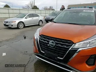 2024 Nissan Kicks SV with VIN 3N1CP5CV3RL480759, listed as a Copart auction lot 50064435 with 16,260 mi miles and Salvage Title. Bid and sale history available at DreamBid. Image 15.