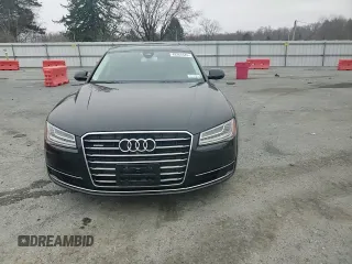 2015 Audi A8 L 3.0T with VIN WAU3GAFD3FN001094, listed as a Copart auction lot 49264345 with 87,184 mi miles and Salvage Title. Bid and sale history available at carsss.com. Image 11.