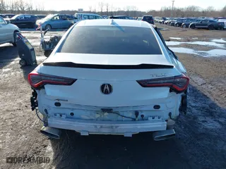 2021 Acura TLX w/A-Spec Package with VIN 19UUB5F59MA013665, listed as a IAAI auction lot 41569907 with 48,429 mi miles. Bid and sale history available at carsss.com. Image 16.