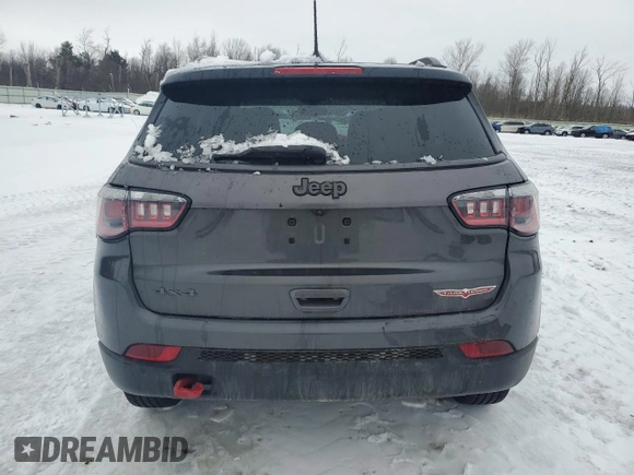 2017 Jeep Compass Trailhawk с VIN 3C4NJDDB5HT667425, выставлен на аукционе Copart как лот 42930605 с пробегом 65 982 миль миль и Списание • Salvage title. История ставок и продаж доступна на DreamBid. Изображение 6.