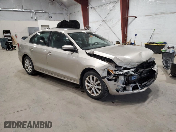 2012 Volkswagen Jetta SE with VIN 3VWDP7AJ6CM455155, listed as a Copart auction lot 50738685 with Not provided miles and Salvage title. Bid and sale history available at DreamBid. Image 4.