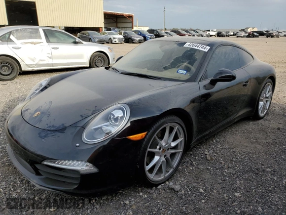 2013 Porsche 911 Carrera with VIN WP0AA2A91DS107899, listed as a Copart auction lot 42644744 with 89,483 mi miles and Clean Title. Bid and sale history available at carsss.com. Image 1.
