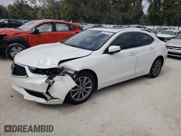 2019 Acura TLX w/Technology Pkg with VIN 19UUB1F56KA000104, listed as a Copart auction lot 44227915 with 95,356 mi miles and Salvage Title. Bid and sale history available at carsss.com. Image 1.