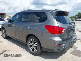 2019 Nissan Pathfinder SL with VIN 5N1DR2MN1KC577139, listed as a IAAI auction lot 42693210 with 147,238 mi miles and . Bid and sale history available at DreamBid. Image 3.