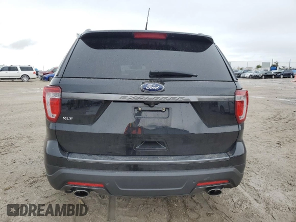 2018 Ford Explorer XLT with VIN 1FM5K7D89JGC52102, listed as a Copart auction lot 41953375 with 49,400 mi miles and Salvage title. Bid and sale history available at DreamBid. Image 6.