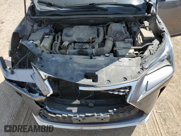 2015 Lexus NX 200t with VIN JTJBARBZ0F2042359, listed as a Copart auction lot 60985705 with 147,584 mi miles and Salvage title. Bid and sale history available at DreamBid. Image 12.