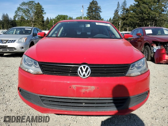2012 Volkswagen Jetta SE with VIN 3VWDP7AJXCM411045, listed as a Copart auction lot 55111105 with 99,219 mi miles and Salvage title. Bid and sale history available at DreamBid. Image 5.