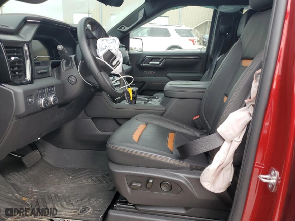 2024 GMC Sierra 1500 AT4 with VIN 3GTUUEEL6RG438360, listed as a Copart auction lot 42861845 with 0 mi miles and Salvage Title. Bid and sale history available at carsss.com. Image 7.