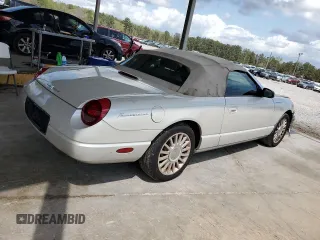 2005 Ford Thunderbird 50th Anniversary with VIN 1FAHP69A55Y105354, listed as a Copart auction lot 51212485 with 178,209 mi miles and Salvage Title. Bid and sale history available at carsss.com. Image 3.