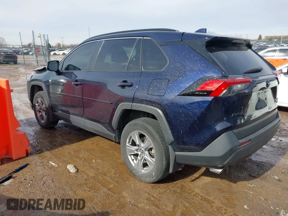 2022 Toyota RAV4 Hybrid XLE with VIN 2T3RWRFV1NW137075, listed as a IAAI auction lot 41652736 with 54,777 mi miles. Bid and sale history available at carsss.com. Image 3.