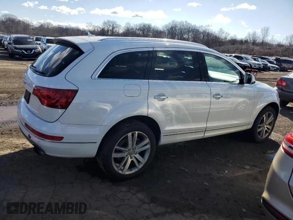 2013 Audi Q7 3.0T Premium Plus with VIN WA1LGAFE9DD008558, listed as a Copart auction lot 48083605 with 155,956 mi miles and Clean Title. Bid and sale history available at carsss.com. Image 3.