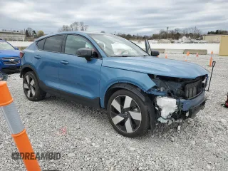 2023 Volvo C40 Ultimate z VIN YV4ED3GM0P2067200, wystawiony jako Copart lot #51802685 z przebiegiem 21 683 mil mil oraz Szkoda całkowita • Salvage title. Historia ofert i sprzedaży dostępna na DreamBid. Obrazek 4.