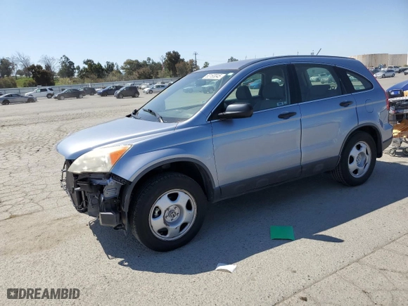 2007 Honda CR-V LX with VIN JHLRE48377C032437, listed as a Copart auction lot 53153045 with 108,949 mi miles and Salvage Title. Bid and sale history available at carsss.com. Image 1.