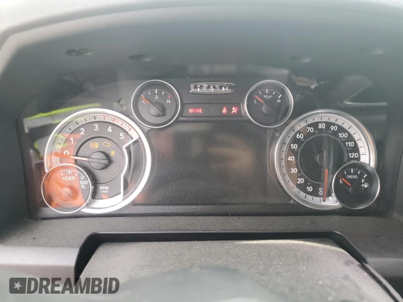 2017 Ram 2500 Big Horn with VIN 3C6UR5DL6HG716568, listed as a Copart auction lot 59439615 with Not provided miles and Salvage title. Bid and sale history available at DreamBid. Image 9.