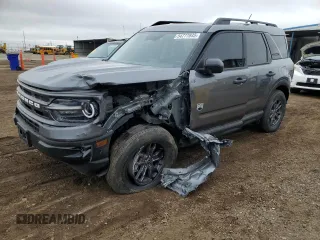 2024 Ford Bronco Sport Big Bend with VIN 3FMCR9B60RRE46358, listed as a Copart auction lot 54777845 with 18,199 mi miles and Salvage title. Bid and sale history available at DreamBid. Image 1.