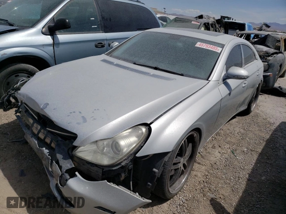 2006 Mercedes-Benz CLS-Class with VIN WDDDJ75X56A046610, listed as a Copart auction lot 45793485 with 0 mi miles and Salvage Title. Bid and sale history available at carsss.com. Image 1.
