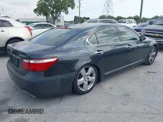 2008 Lexus LS 460 L with VIN JTHGL46F385031829, listed as a IAAI auction lot 42219797 with 162,332 mi miles and . Bid and sale history available at DreamBid. Image 4.