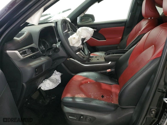 2022 Toyota Highlander XSE with VIN 5TDLZRAH9NS134179, listed as a Copart auction lot 49610775 with 74,780 mi miles and Clean Title. Bid and sale history available at carsss.com. Image 7.