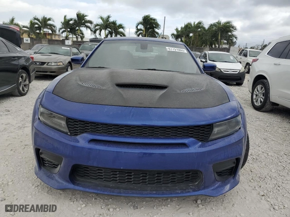 2021 Dodge Charger SRT Hellcat Widebody with VIN 2C3CDXL98MH668185, listed as a Copart auction lot 47751065 with 38,756 mi miles and Salvage Title. Bid and sale history available at carsss.com. Image 5.
