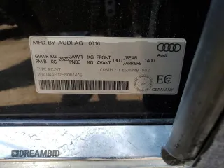 2017 Audi A8 with VIN WAUJ4AFD2HN001445, listed as a Copart auction lot 60271945 with 27,273 mi miles and Salvage title. Bid and sale history available at DreamBid. Image 12.