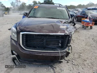 2017 GMC Yukon Denali with VIN 1GKS2CKJ6HR341778, listed as a Copart auction lot 76376264 with 0 mi miles and Salvage Title. Bid and sale history available at carsss.com. Image 5.