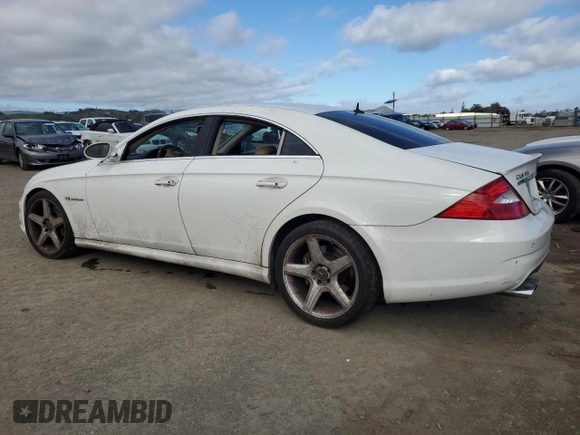 2006 Mercedes-Benz CLS-Class AMG with VIN WDDDJ76X66A014683, listed as a Copart auction lot 45760745 with 175,235 mi miles and Salvage Title. Bid and sale history available at carsss.com. Image 2.