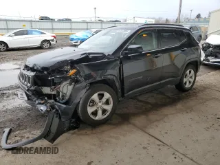 2018 Jeep Compass Latitude с VIN 3C4NJCBBXJT502845, выставлен на аукционе Copart как лот 47073985 с пробегом 80 394 миль миль и Списание • Salvage title. История ставок и продаж доступна на DreamBid. Изображение 1.