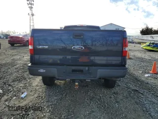 2005 Ford F-150 XL with VIN 1FTRF14W55NC03700, listed as a Copart auction lot 46025055 with 58,954 mi miles and Salvage Title. Bid and sale history available at carsss.com. Image 6.
