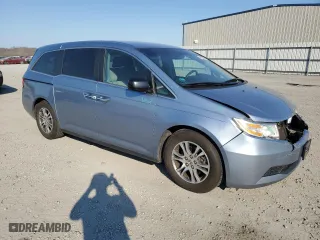 2012 Honda Odyssey EX with VIN 5FNRL5H47CB034896, listed as a Copart auction lot 46398095 with 117,275 mi miles and Salvage Title. Bid and sale history available at carsss.com. Image 4.