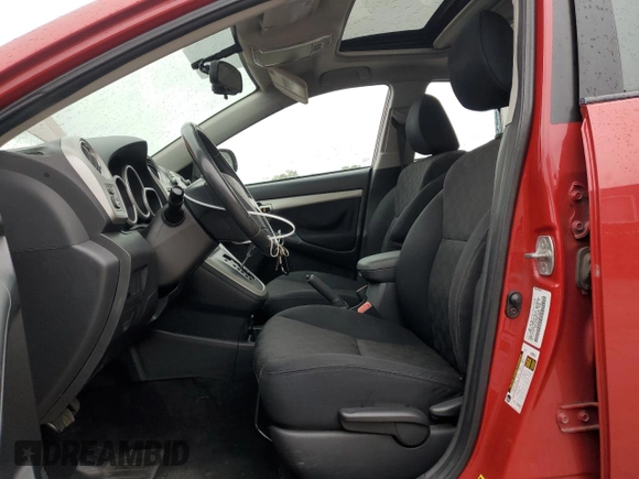 2009 Pontiac Vibe with VIN 5Y2SM67059Z458535, listed as a Copart auction lot 72076374 with 189,772 mi miles and Salvage Title. Bid and sale history available at carsss.com. Image 7.