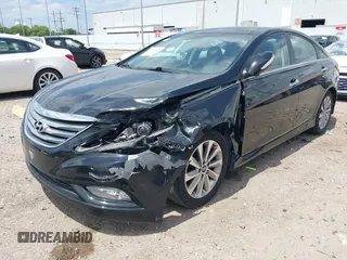2014 Hyundai Sonata SE with VIN 5NPEC4AC2EH892551, listed as a IAAI auction lot 42016536 with 134,043 mi miles and . Bid and sale history available at DreamBid. Image 2.