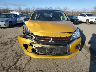 2023 Mitsubishi Mirage Black Edition with VIN ML32AWHJ5PH003304, listed as a Copart auction lot 85105444 with 0 mi miles and Non Repairable. Bid and sale history available at carsss.com. Image 5.