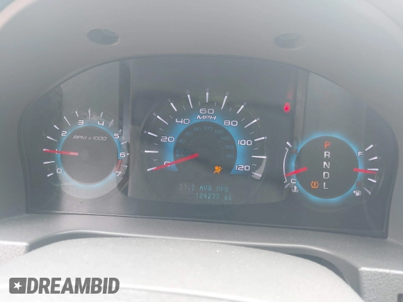 2012 Ford Fusion SEL with VIN 3FAHP0JA1CR144317, listed as a IAAI auction lot 42597920 with 124,277 mi miles and . Bid and sale history available at DreamBid. Image 7.